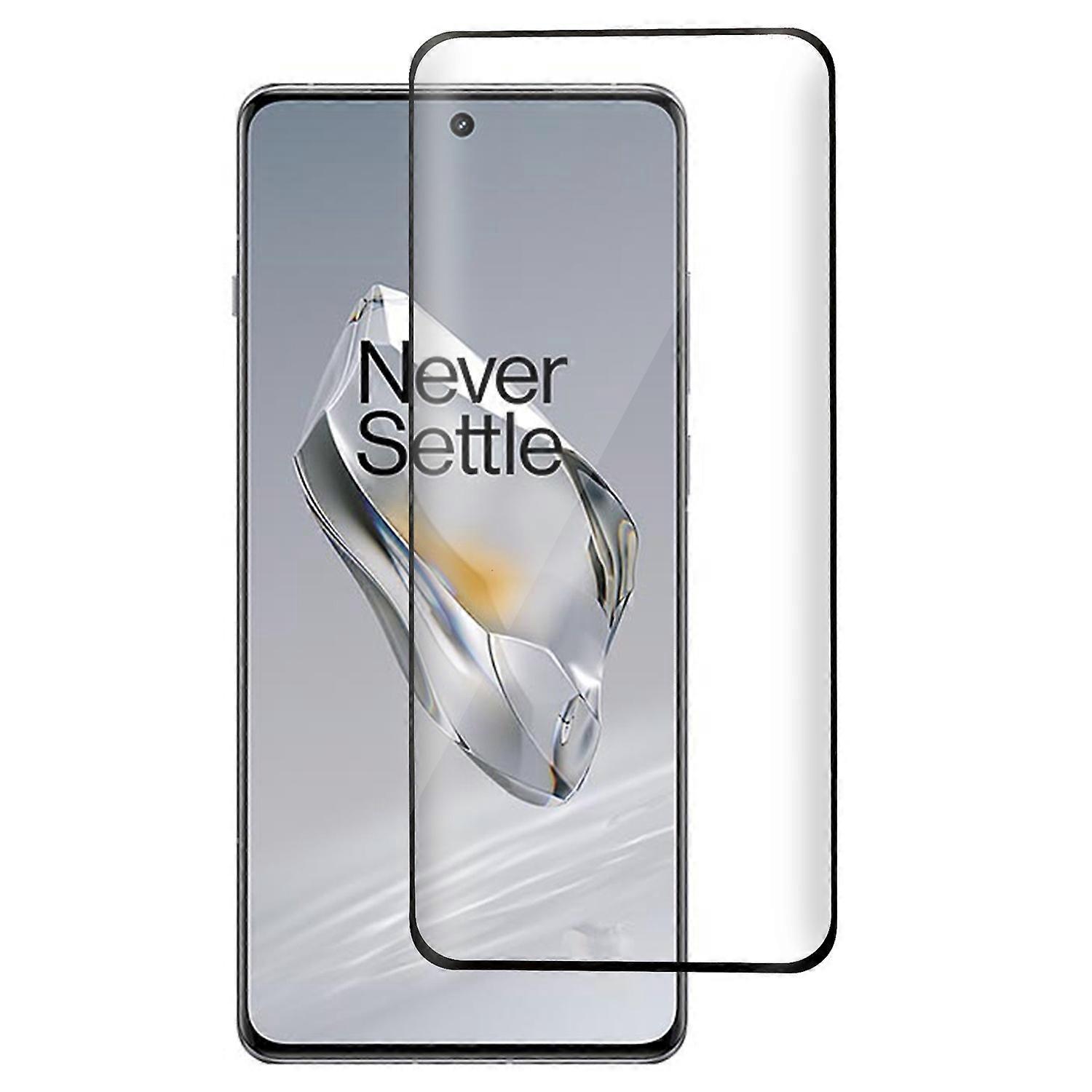 For OnePlus 12 5G Full Coverage Silk Printing Tempered Glass Screen Protector Full Glue
