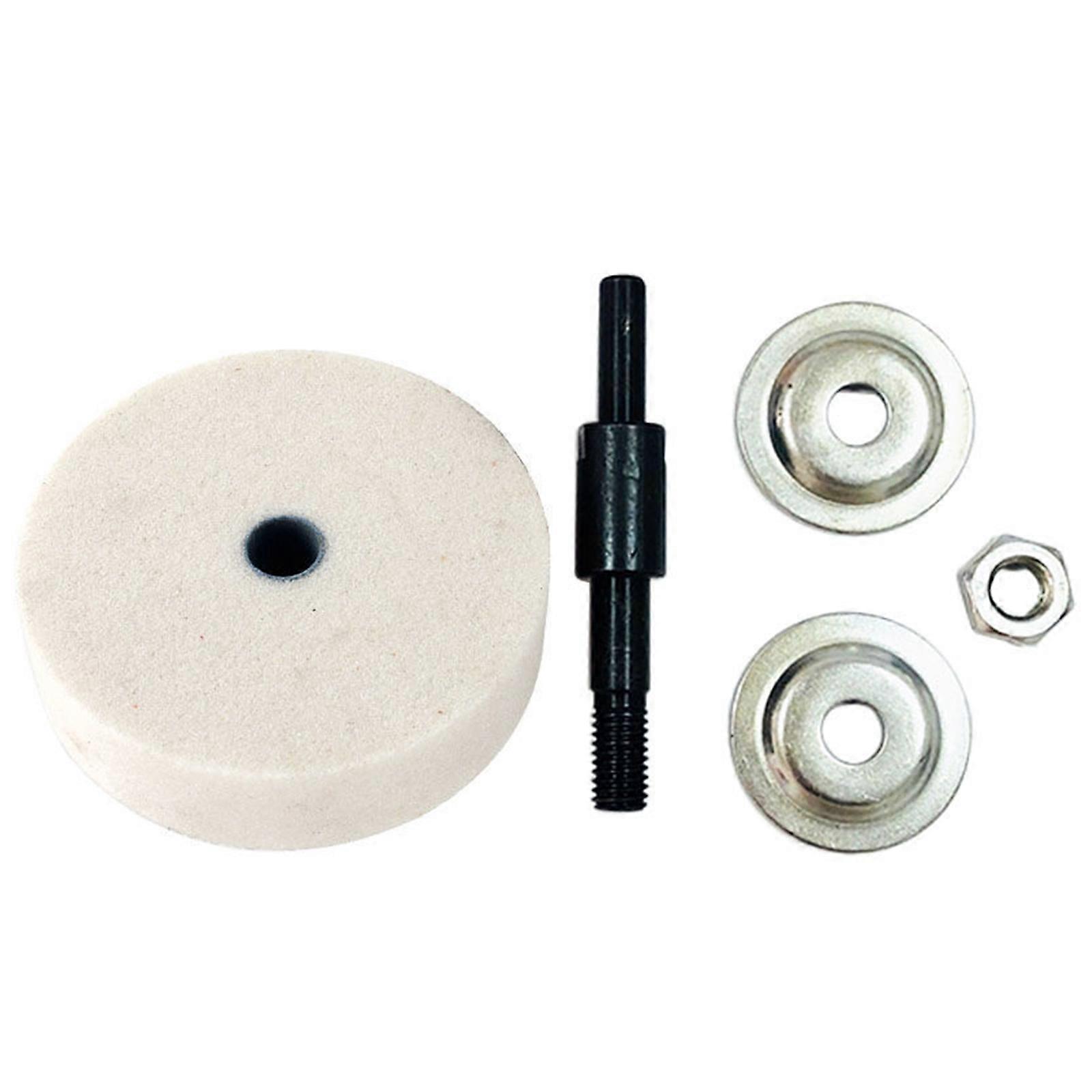 Multipurpose Grinding Wheel Adapter for Hand Drills Metalwork & Polishing Tasks Easy Metal Sharpening Surfaces Finishing White