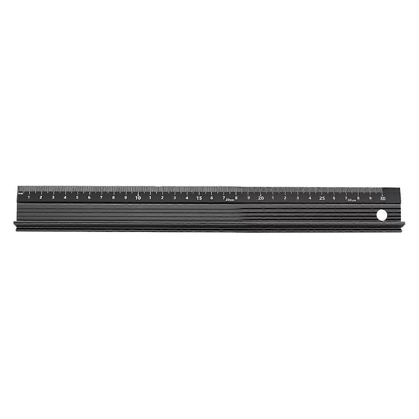 Professional Aluminum Ruler with Angles Measurement Protective Straight Ruler for Precisions Work in Building Renovations