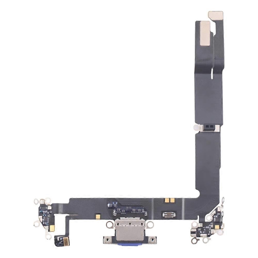 For iPhone 16 Plus OEM Disassembly Dock Connector Charging Port Flex Cable Replacement-Blue