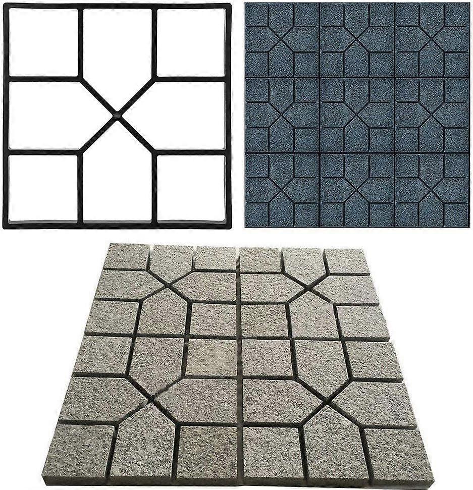 DIY Garden Path Molds For Patio And Lawn Design, Easy To Use Reusable Concrete Molds Suitable For Beautiful Walkway Creation, Unique Brick Shape