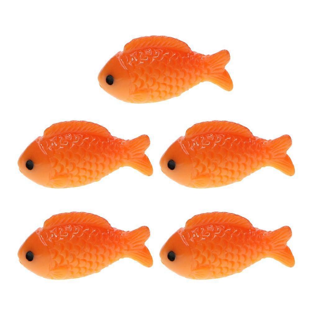 5pcs μικροσκοπικά στολίδια κήπων, μικροσκοπικά στολίδια διακόσμηση, ψάρια