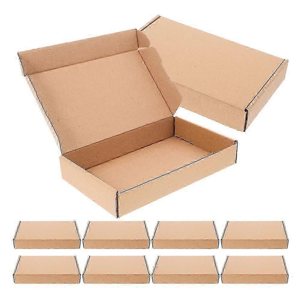 10pcs Shipping Boxes Kraft Paper Mailing Boxes Packaging Boxes for Small Business
