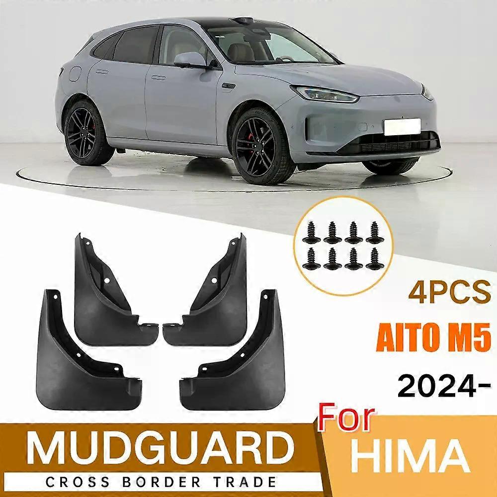 Compatible Car Styling Mud Flaps For Huawei Aito M5 2022 + Front And Rear Mudguards Splash Guards Fender Mudflaps Decoration Accessories