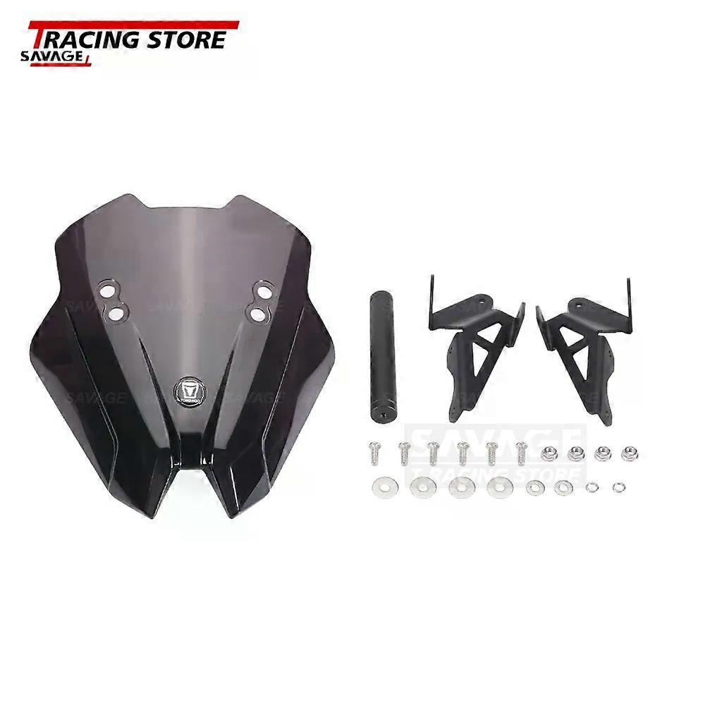 Applicable 2024 Z900 WindScreen Screen With Mobile Phone GPS Nav Navigation Mounting Bracket For Kawasaki Z 900 ZR 900 Z 900 SE Windshield