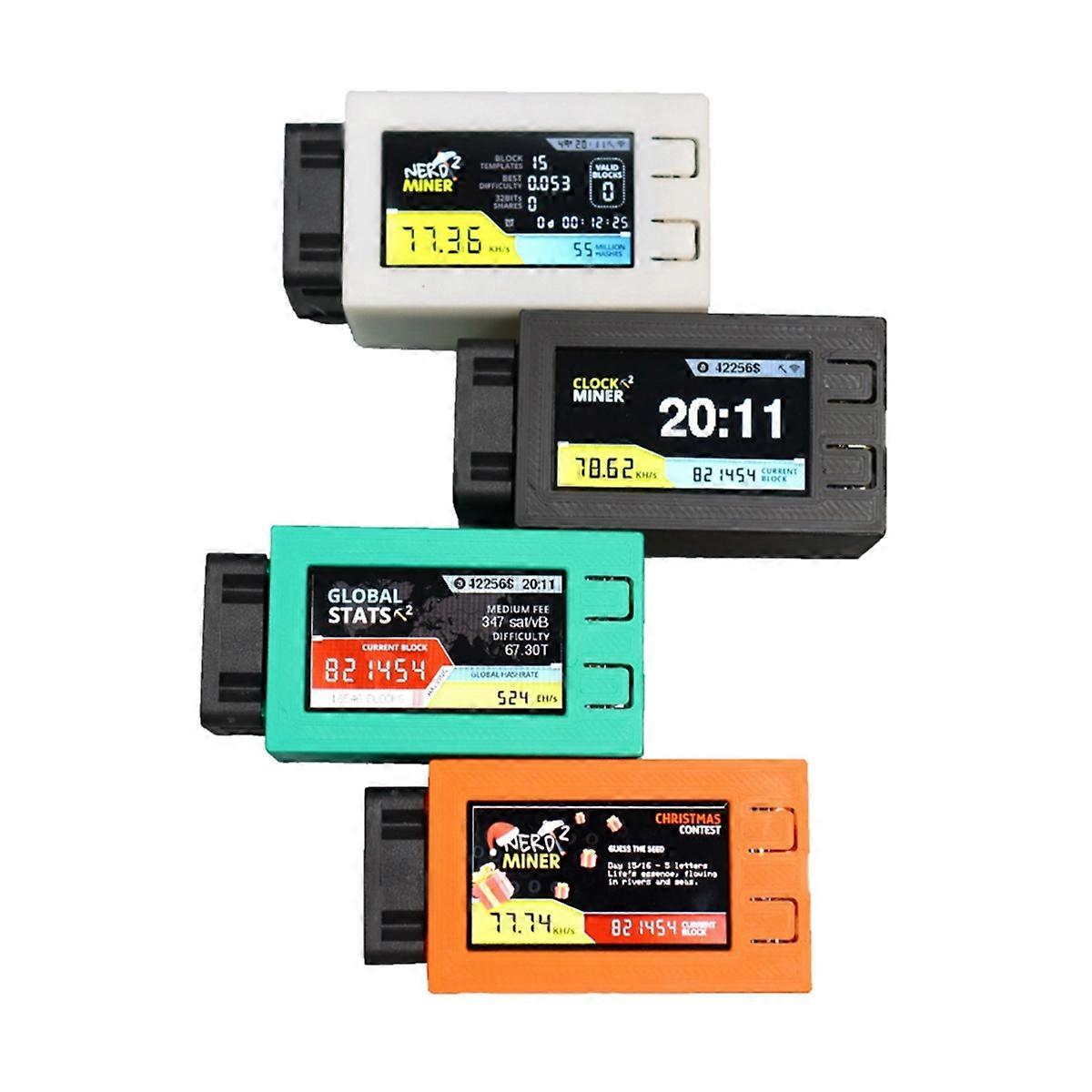 Nerdminer V2 Pro 78KH/S Mini Minero de Bitcoin con Estuche Negro