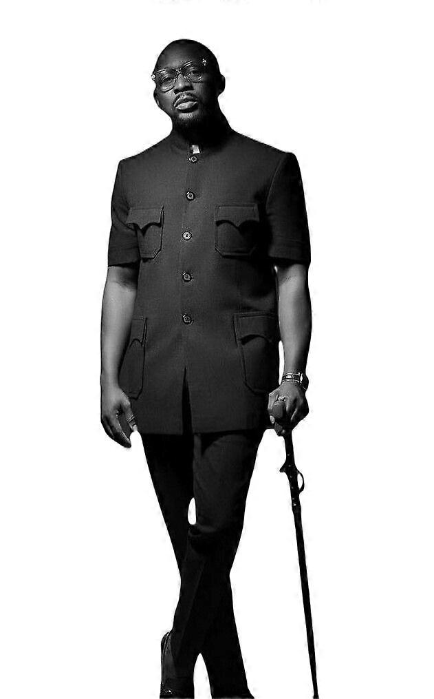 بدلة سفاري أنيقة أنيقة عتيقة للرجال