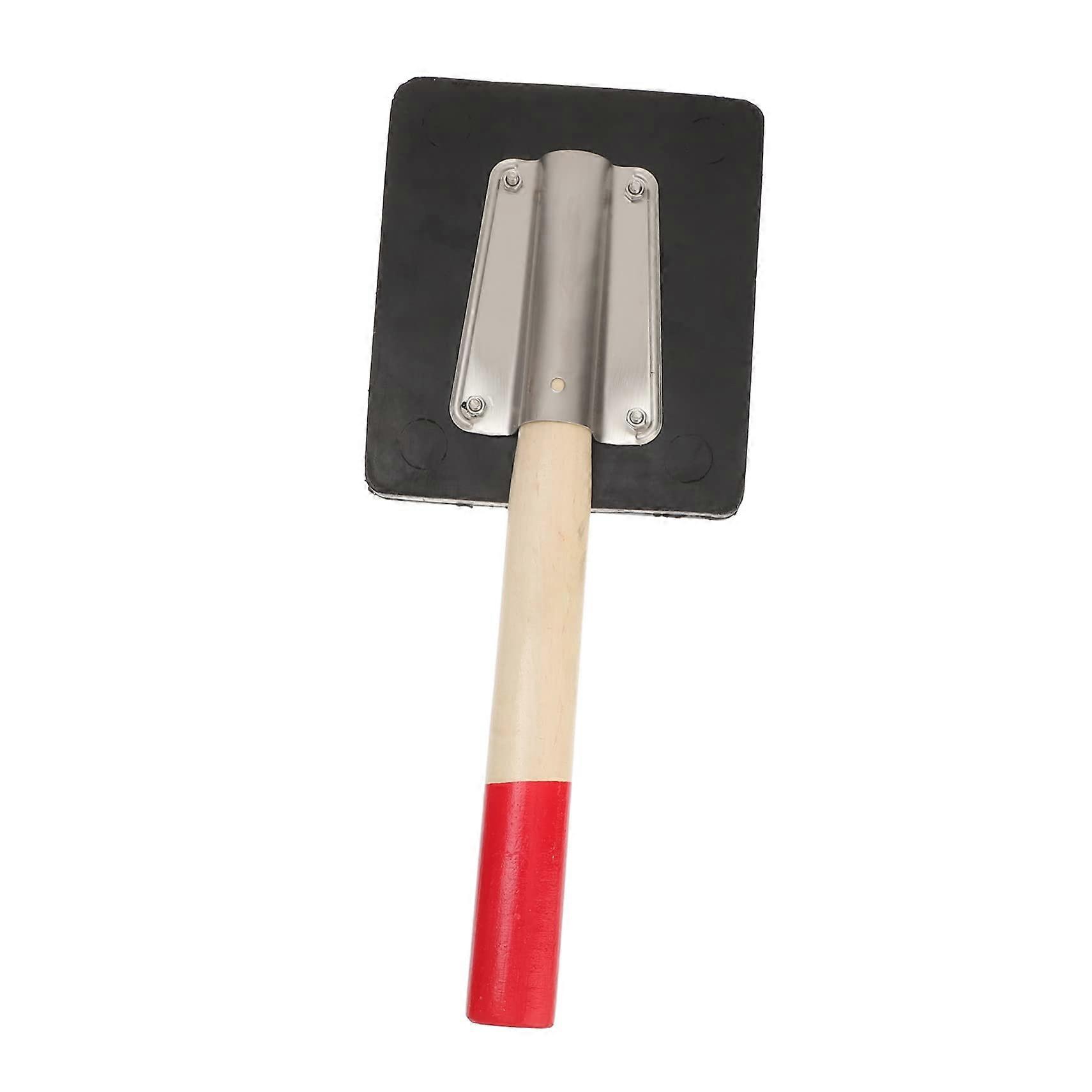 Tapping Block with Wooden Handle Comfortable Grip for Wooden Floors