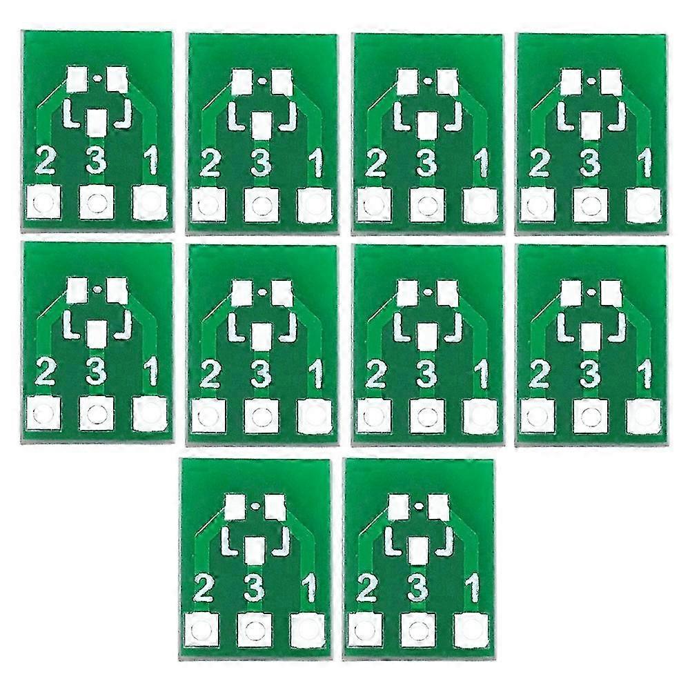 20Pcs SOT23 SOT23-3 Turn SIP3 Double-Side SMD Turn DIP SIP3 Adapter Converter Plate SOT SIP IC Socket PCB Board DIY Kit