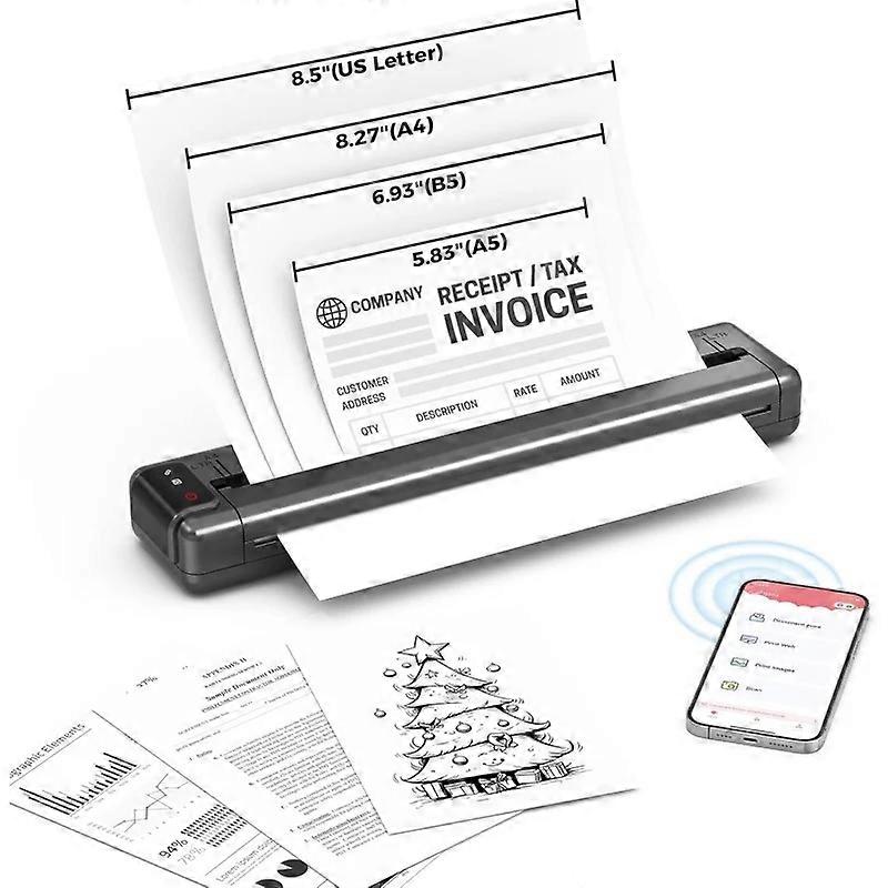 Phomemo Q302 300dpi Wifi Wireless Bluetooth Thermodrucker unterstützt Thermopapier in mehreren Größen