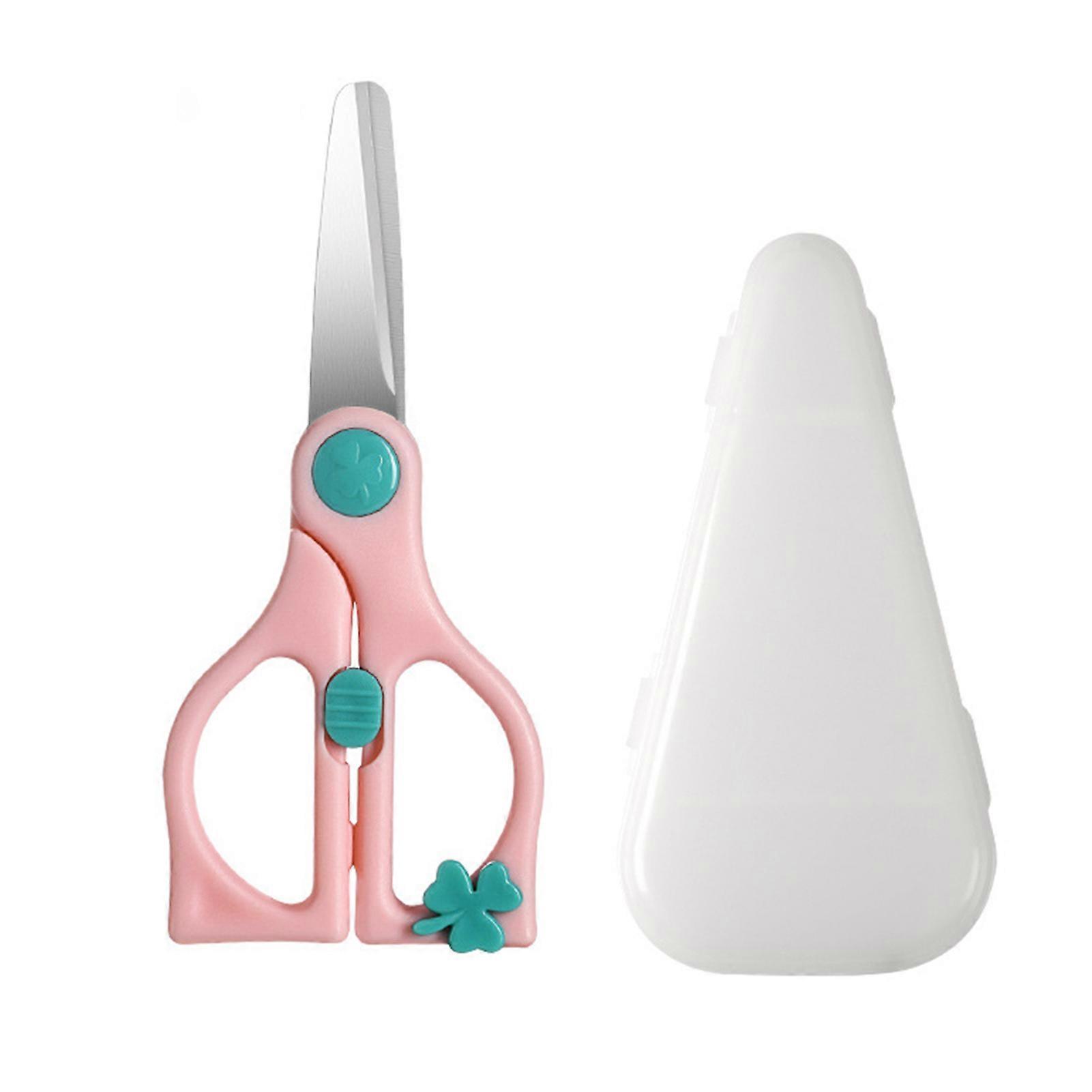Children Complementary Food Scissors Durable Easy Cleaning Rust Resistant Scissors for Outdoor BBQ Fish Meat