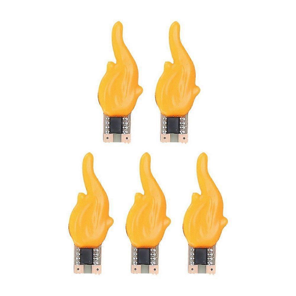 LED Flash Candle Flame Light LED Decorative Light Accessorie 5Pcs