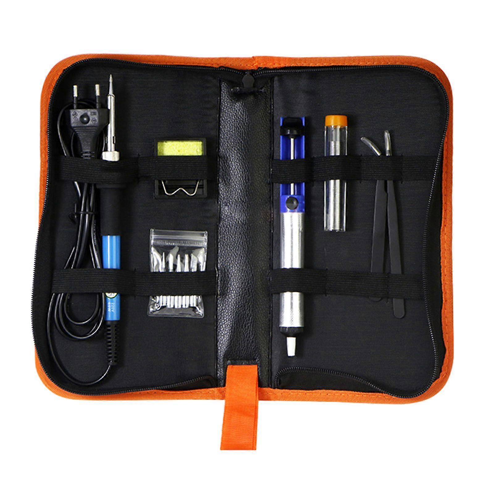 Upgraded Soldering Iron Kit Adjustable Temperature Welding Tool 11 Pieces/set