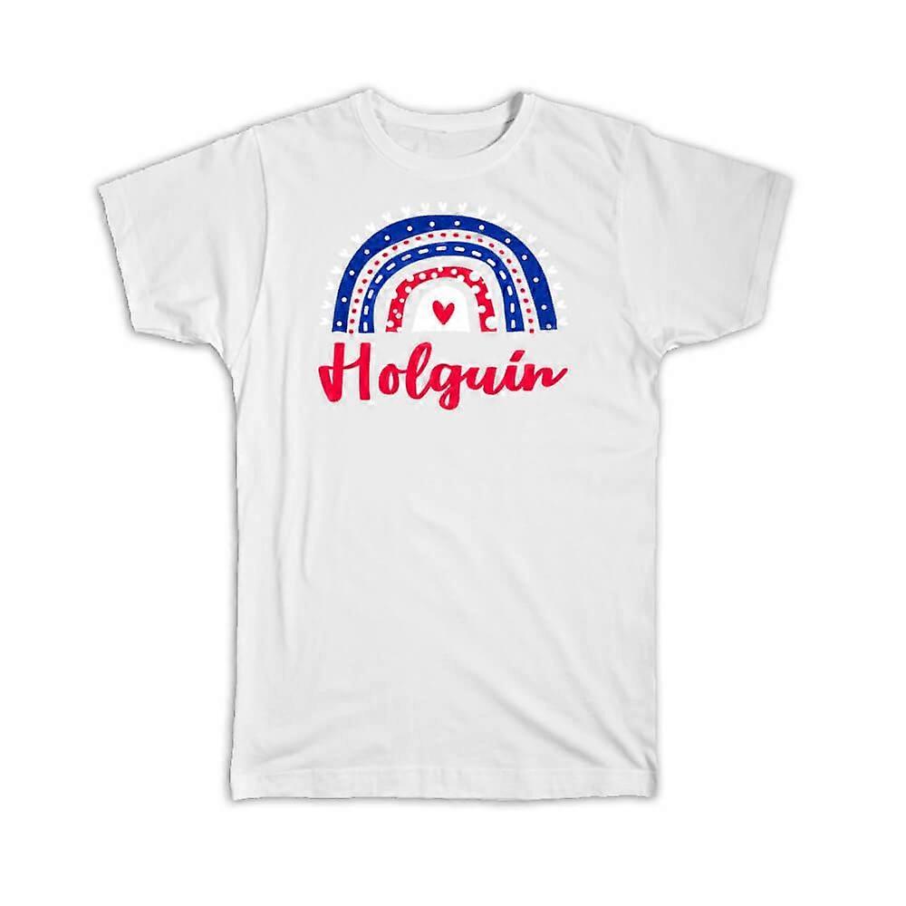 Gift T-Shirt: Holguin Cuba Rainbow