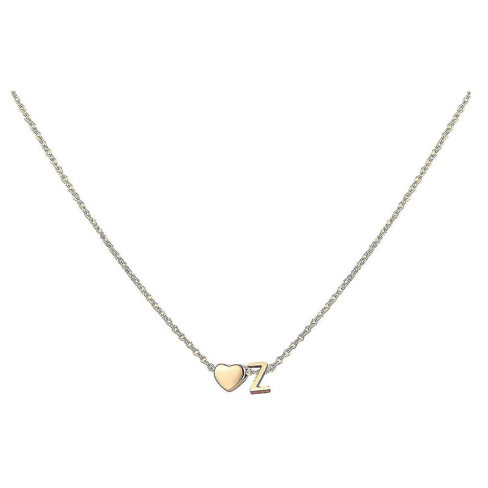 أنيقة المرأة الأولية 26 رسالة قلادة القلب قلادات المرأة فتاة مجوهرات الصداقة عيد الميلاد هدية عيد ميلاد