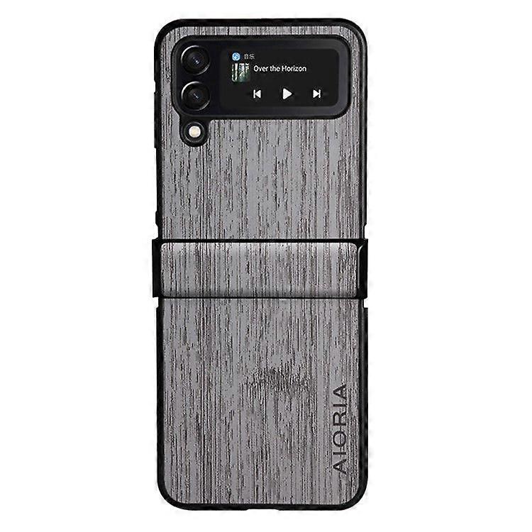 For Samsung Galaxy Z Flip4 5G Pastoral Style Full Coverage PU Leather + PC + TPU Mobile Phone Case Anti-scratch Drop-proof Cover