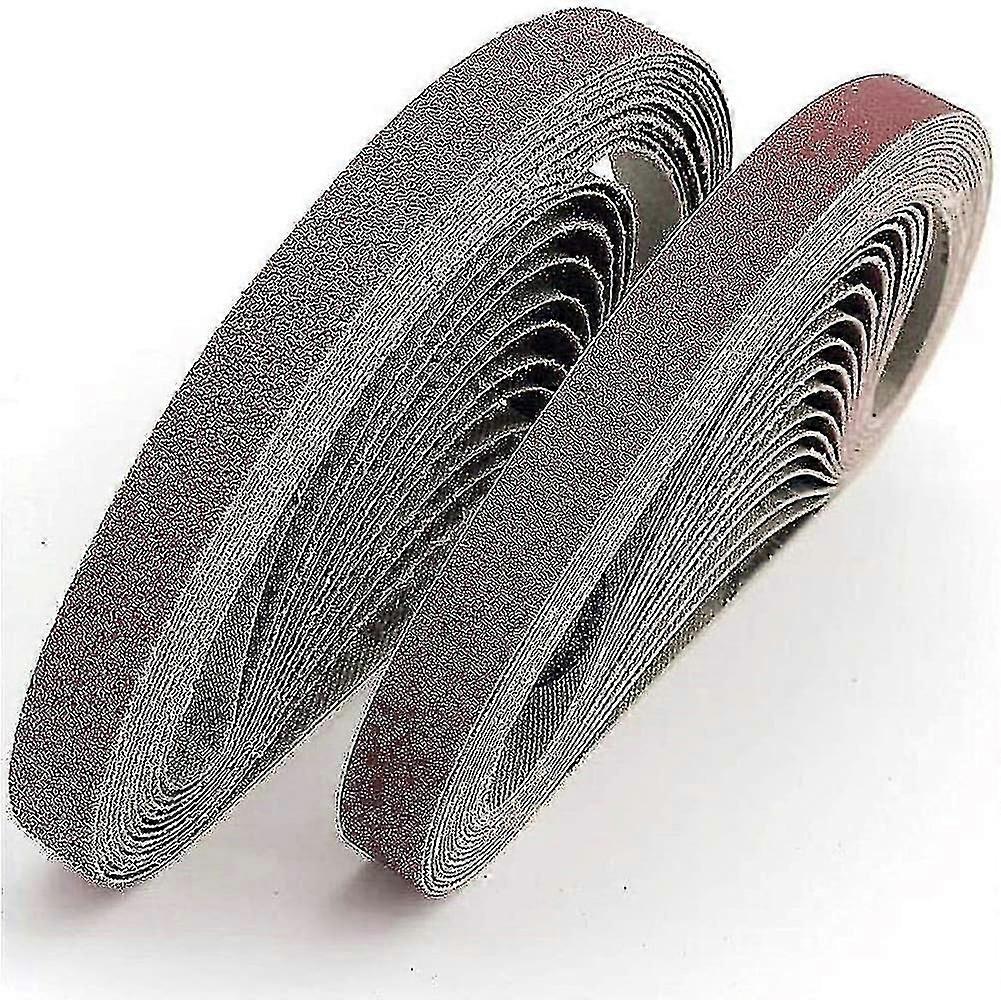 Schuurband 13 x 457 mm. Set schuurbanden, voor zwart & decker power file riem schuurmachines (30 stuks)