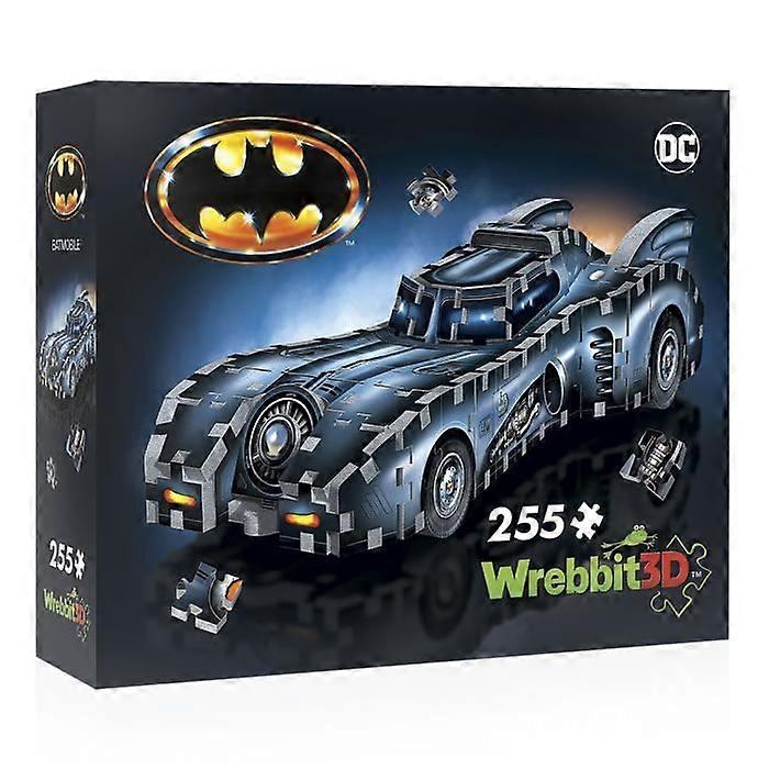 Puzzle 3D Batmobile - WREBBIT - 255 pièces - Noir et Multicolore