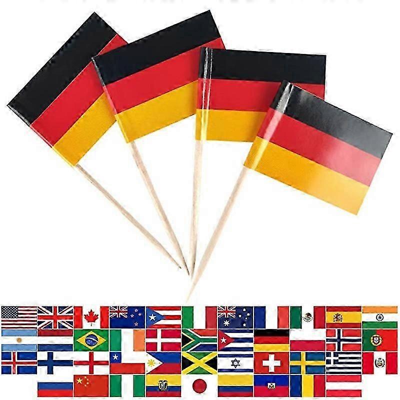 65mm Toothpick Flags, Paper Flags for Food Presentation and Labeling