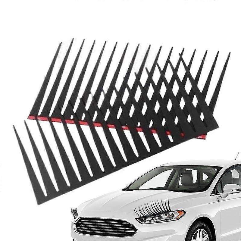Car Eyelashes for Headlights Eyelash Stickers Stickers for Truck SUV Van 2 Pcs Suspension stickers car stickers for the car