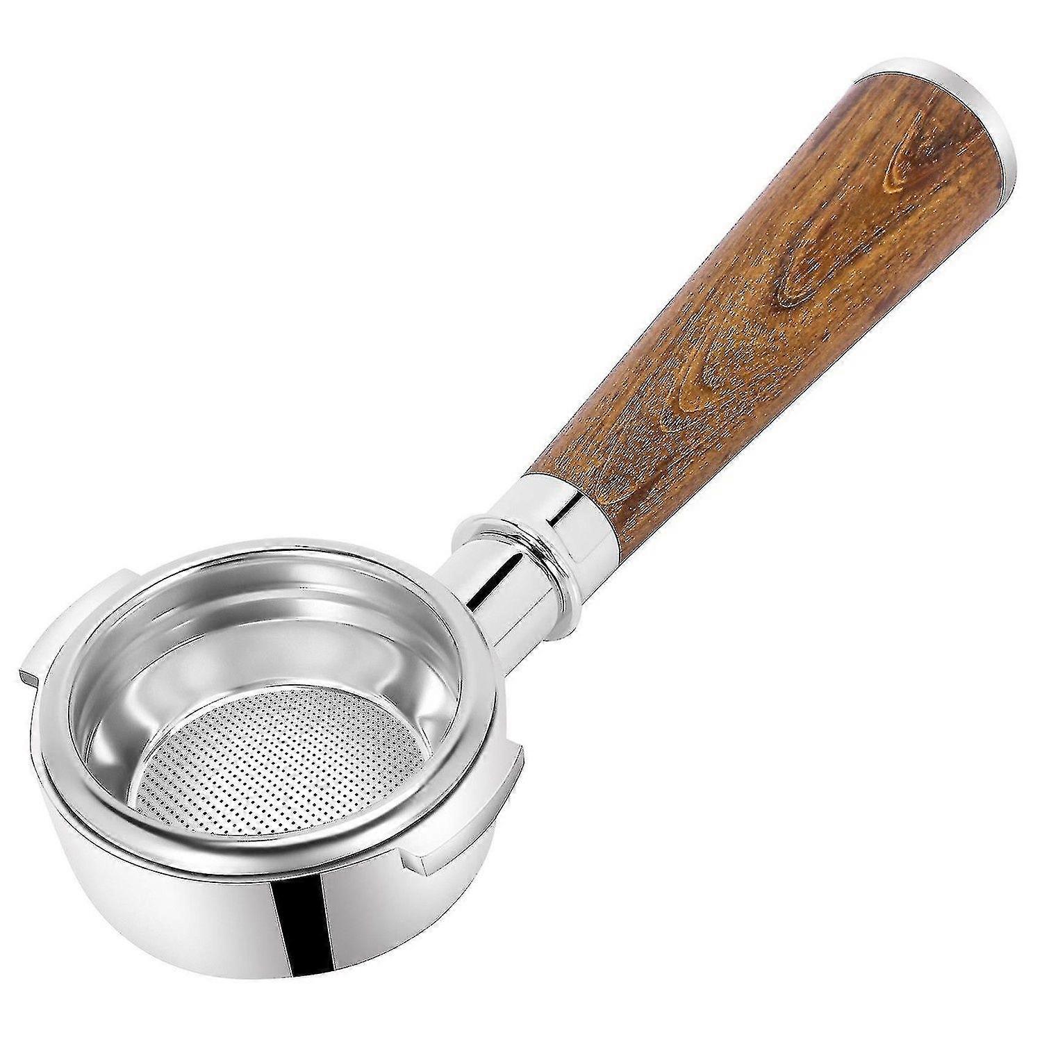 58mm bottomless handle compatible with Expobar, Rancilio, Faema and Wega, with 1 cup filter