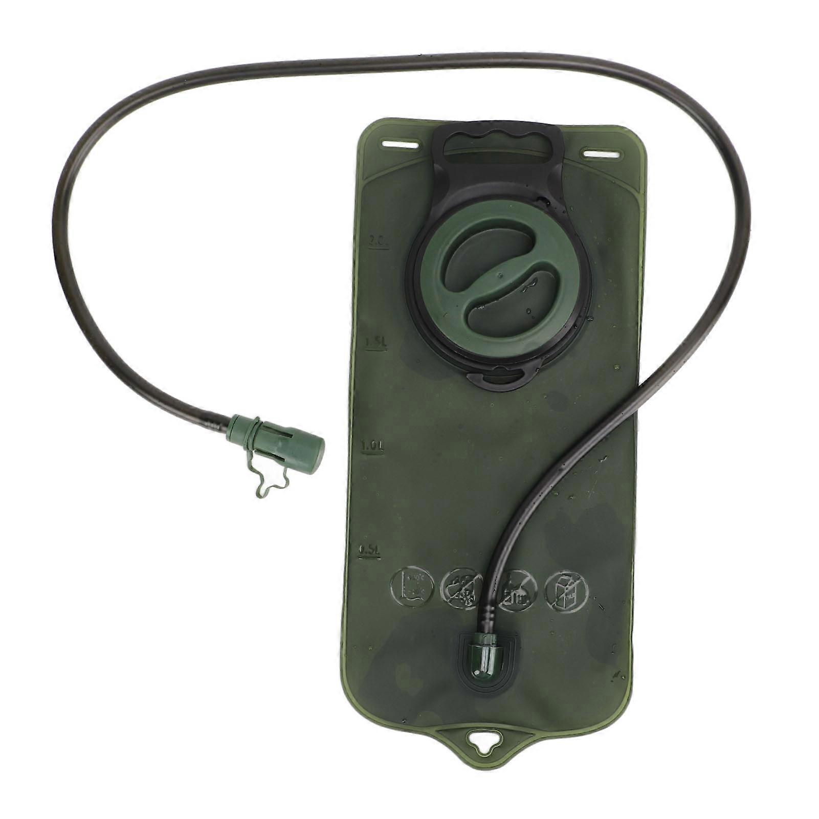 Hydration Bladder 2L Capacity TPU Foldable Portable Water Bladder for Camping Outdoor