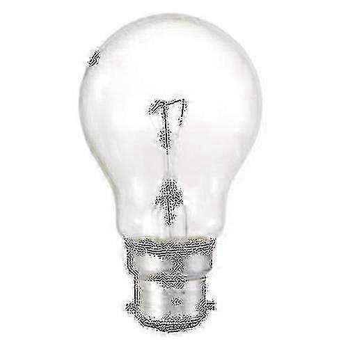 Pacote com 10 Lâmpadas Clássicas Claras B22 BC 60W com Tampas de Baioneta Hwy