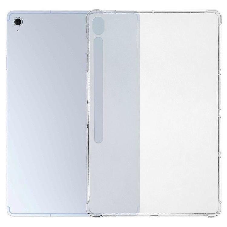 Compatible For Samsung Galaxy Tab S10 FE+ Case Four Corner Shockproof Clear Tablet TPU Cover