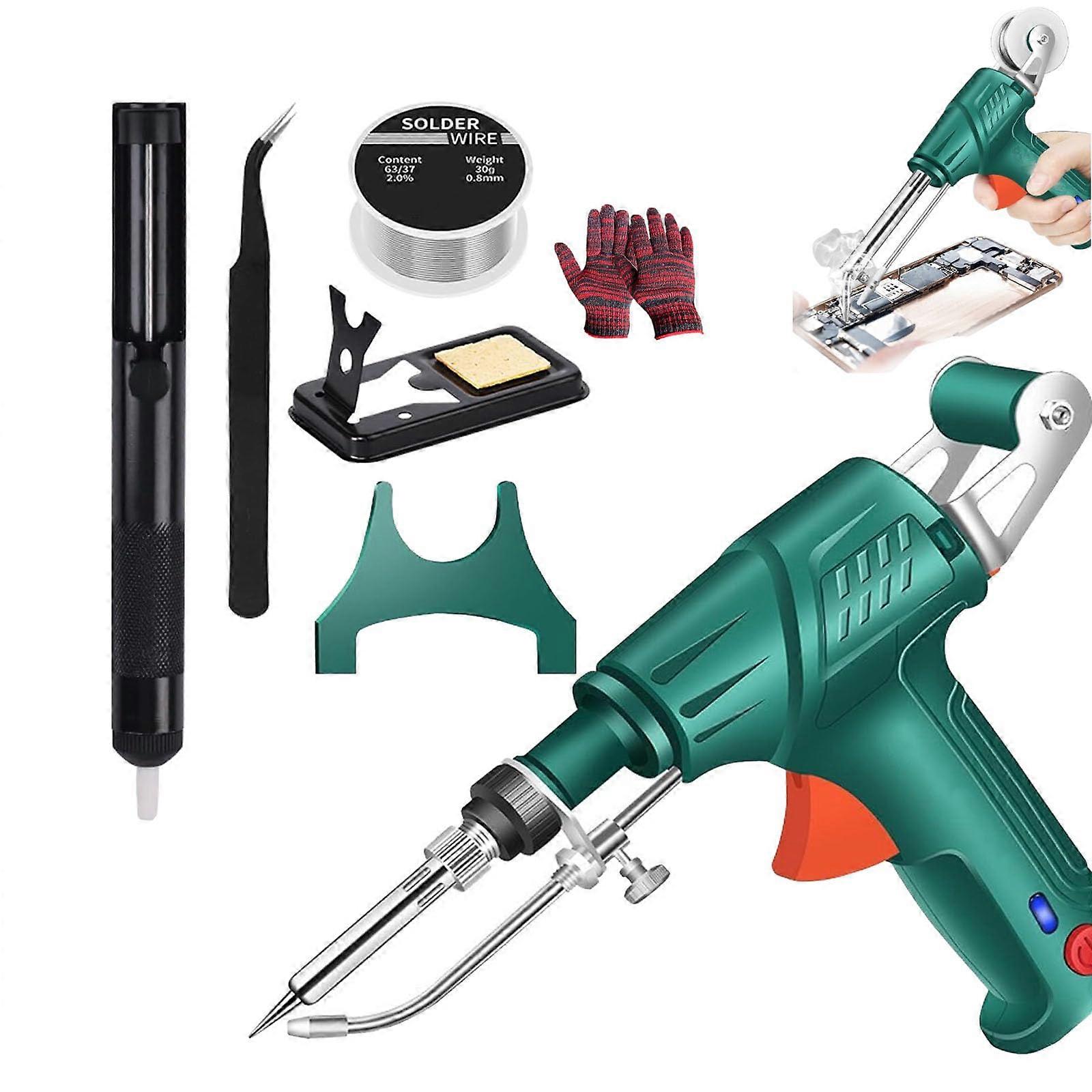 Internally Heated Industrial Laser Welding Tools Set, Multi-Function Soldering Gun for Metal, Manual Welding Iron, Model B