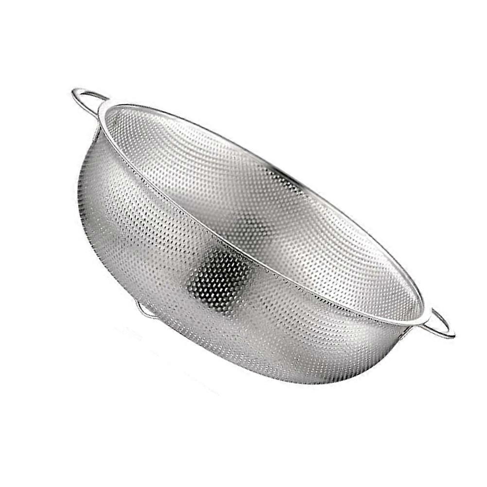 Stainless Steel Drain Basket Sieve for Fruits, Vegetables & Rice Washing – Efficient Drainage, Easy to Use, Multi Purpose Kitchen Colander