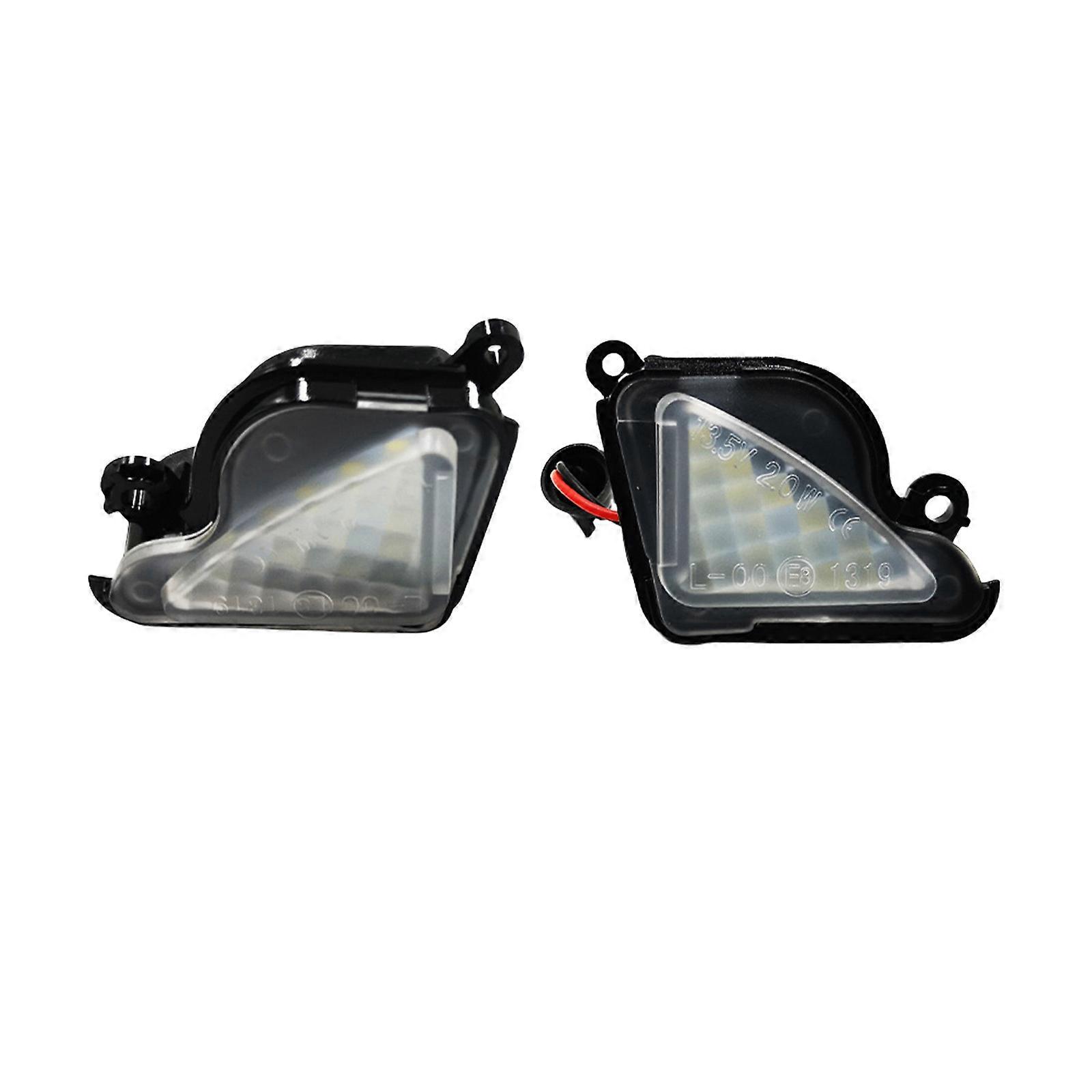 LED Car Rear View Mirror Light Suitable for Automobile, Bright Reversing Assistance Waterproof Shockproof Easy to Attach