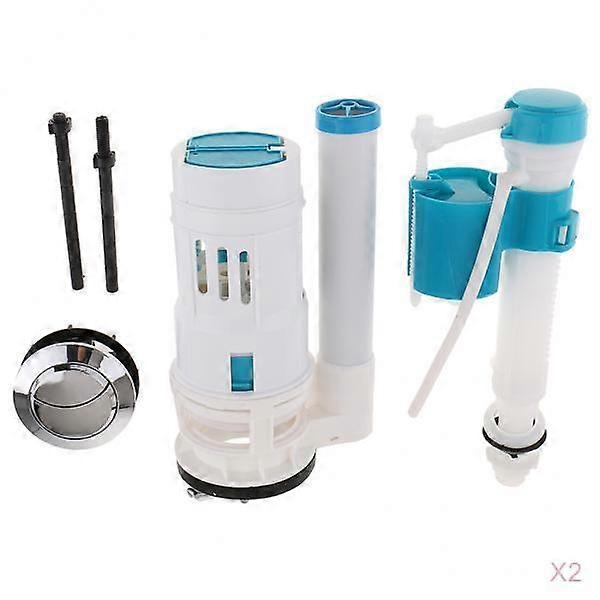 6pcs/set Universal Stool Fill Valve Double Flush Valve Cistern