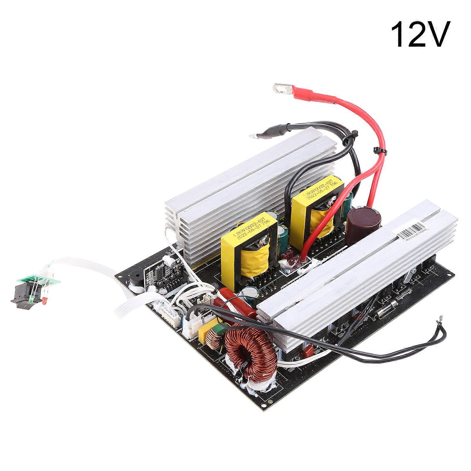 1000W 12V/24V/48V Pure Sine Wave Inverter Board 220V Cooling Fan Switch Voltage Converter Portable Power Converter