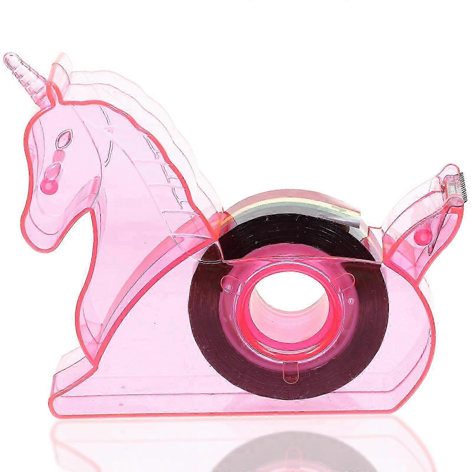 Portable and Adorable Tape Dispenser with a Convenient Tape Holder for Office Use