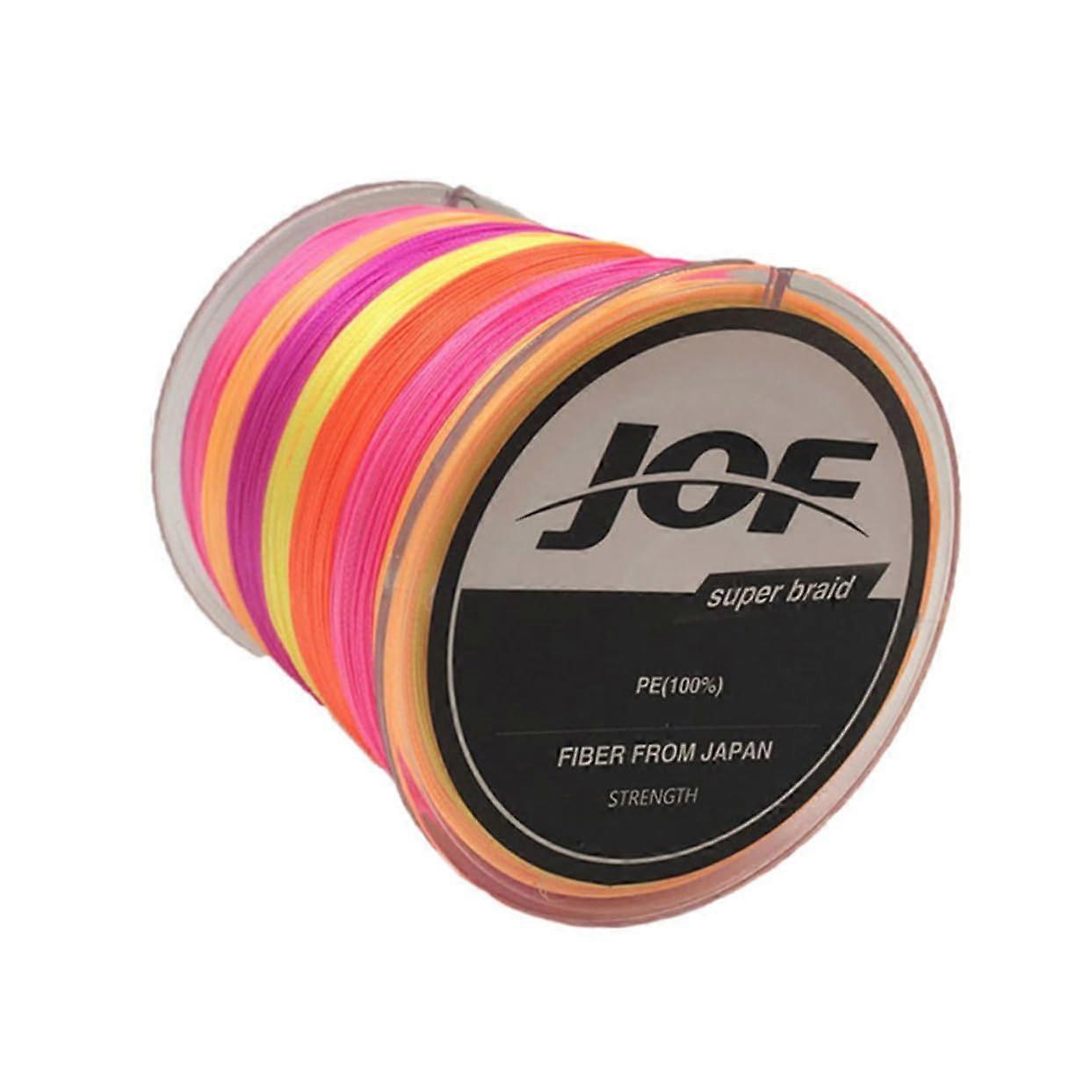 Colourful Fishing Line 100 Metres Long Anti Bite Line for Catfish and Carp Fishing Durable Multi-Coloured Design