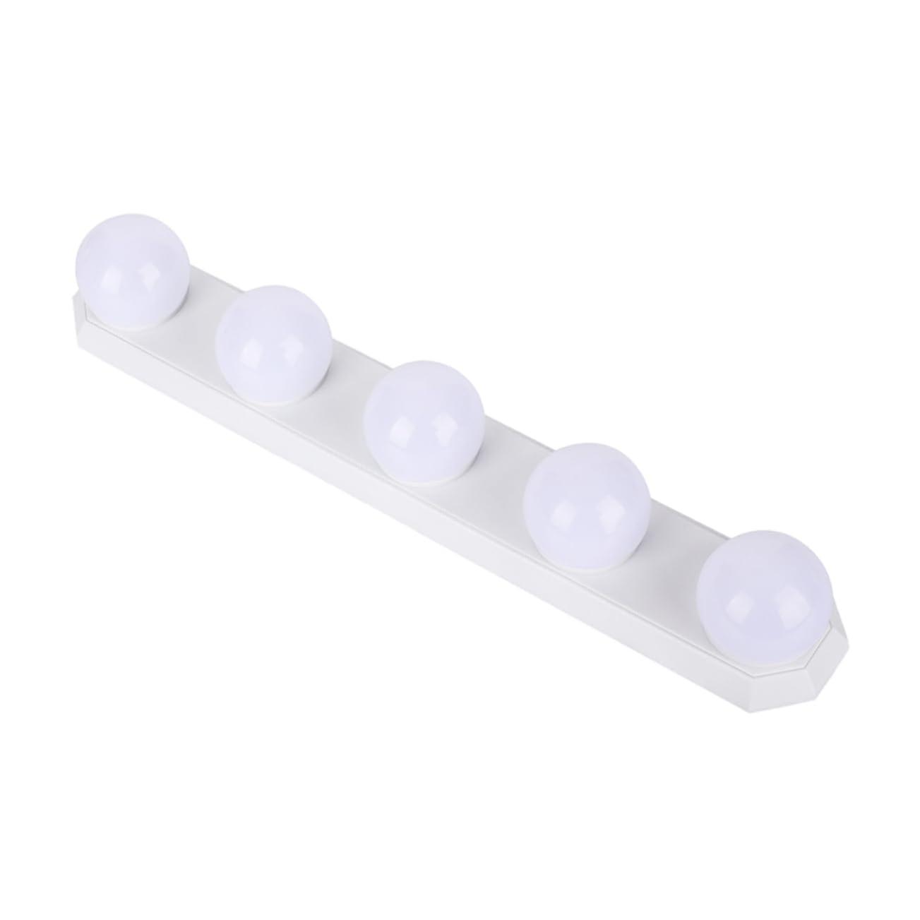 LED makeup light with suction cup light bulbs for cosmetic mirror USB brightness levels color temperatures for make up eyebrows and gentle