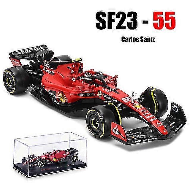 1:43 Scale Racing Team 2023 SF23 Alloy Car Model Toy Set for Charles Leclerc & Carlos Sainz