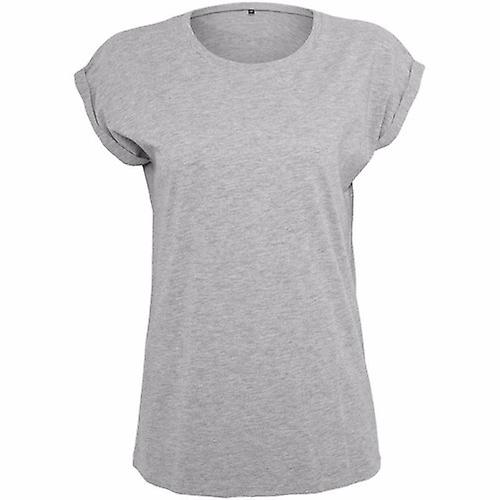 Build Your Brand Womens/Ladies Extended Shoulder T-Shirt