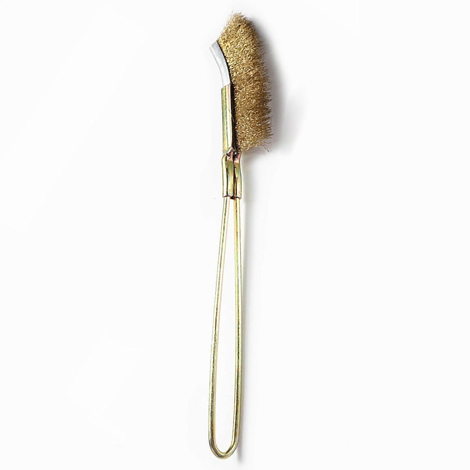 Stainless Steel Brush with Handle for Kitchens and Workshops, Removable Brush for Easy Storage - Model Ref: 2349