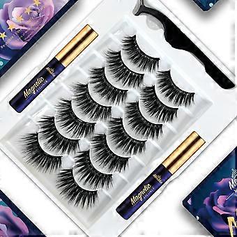 High quality brand new  Lashes False Eyelashes - Eye Lashes Mink Lashes 5 Pairs