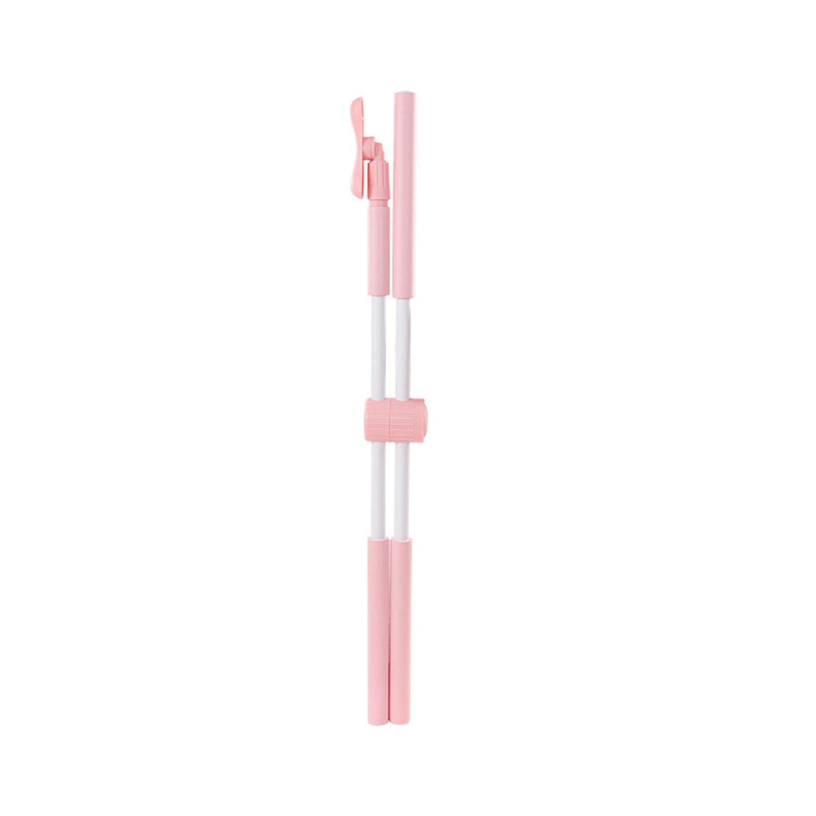 Yoga Stick Stretching Tool Open Shoulder Pilates Flexibility Enhancer Posture Corrector Bar for Adult Exercises Embellishment Pink
