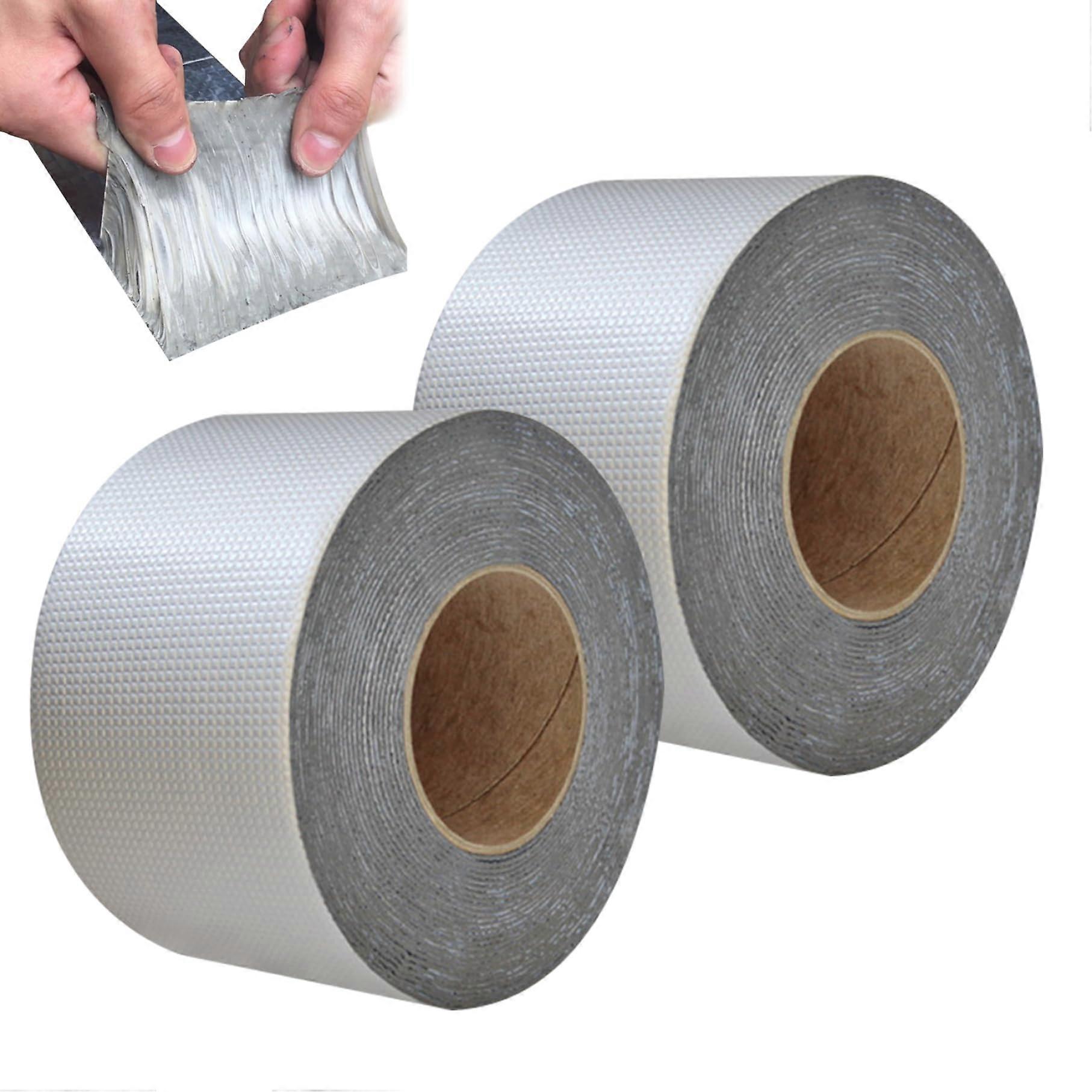 2 x Plastic Roof Collectors RV Butyl Tape 5 m x 5 m