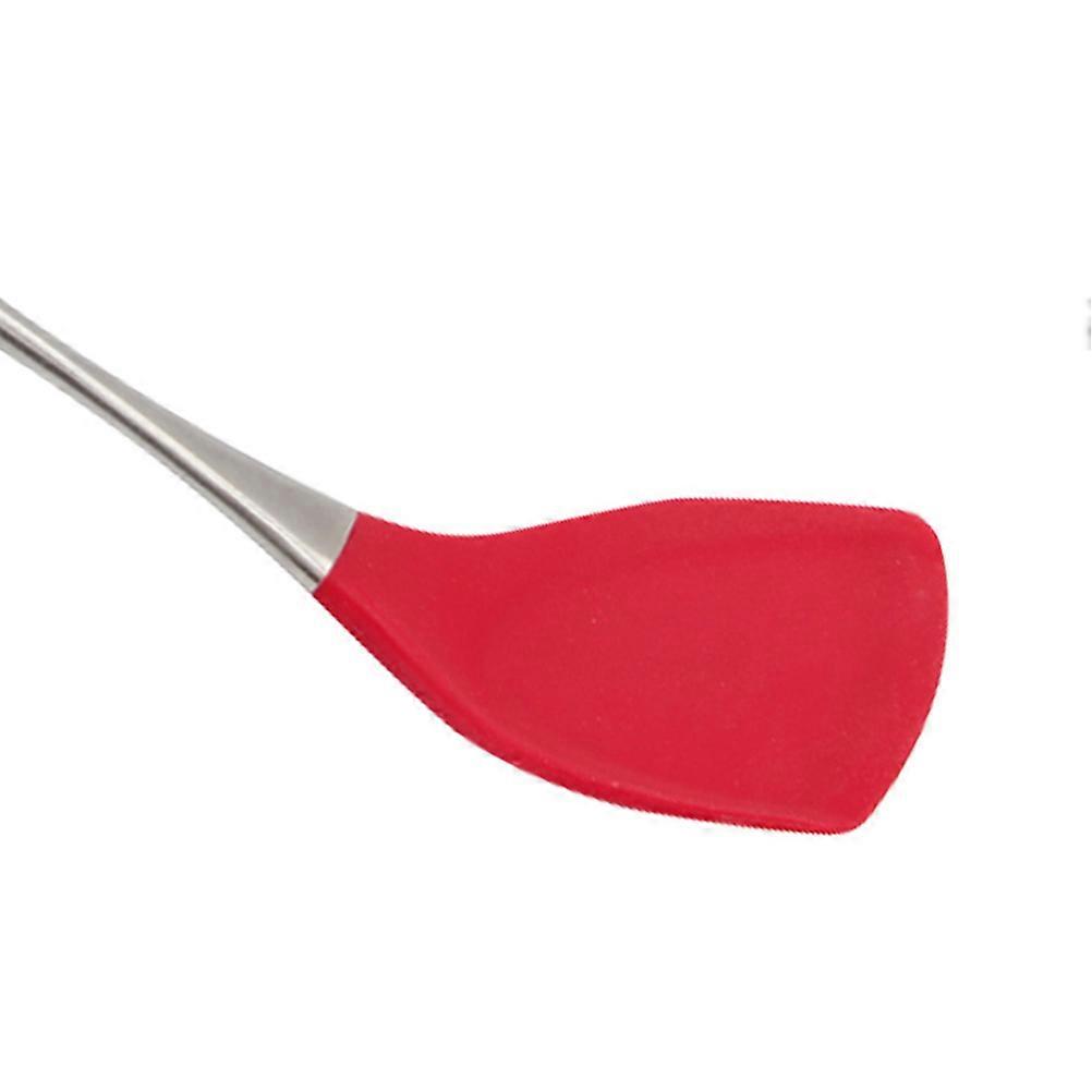 Kitchen Food Grade Spatula Nonstick Cooking Spatula Humanized Handle Design Red 33.50X10.00X2.00CM 1Pcs