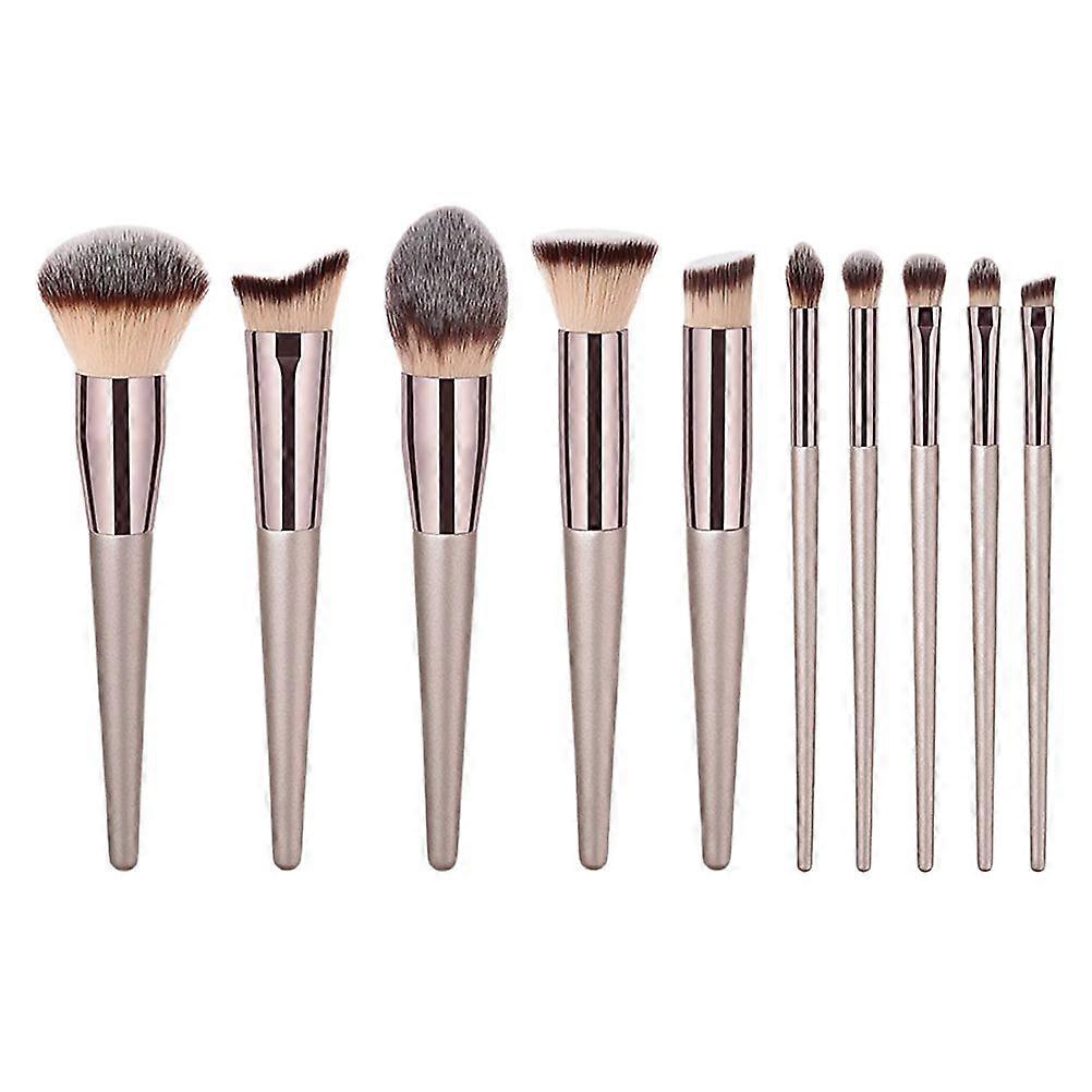 10 Pcs Makeup Brushes Kit Cosmetic Brushes Foundation Brushes Makeup Tool Brush