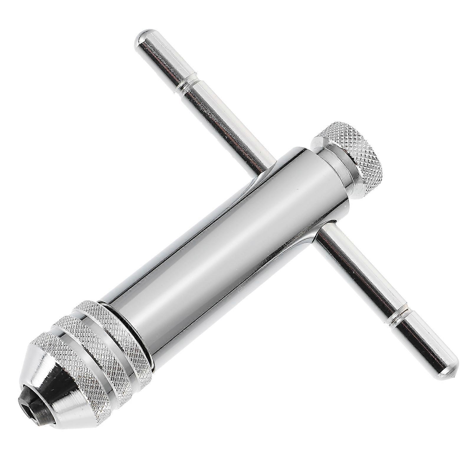 Adjustable T Handle Ratchet Tap Wrench for Durable Hand Tool Use in Furniture Repair, Assembly, and Machinery Manufacturing