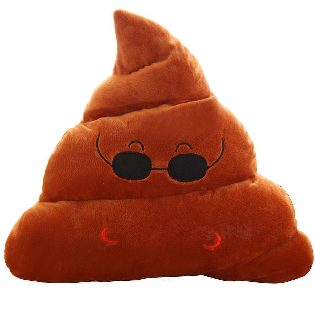 Plush Pillow Stuffed Animal for Children Party Bedroom Living Room PP Cotton Back Cushion 20x17x6.5cm 1Pcs