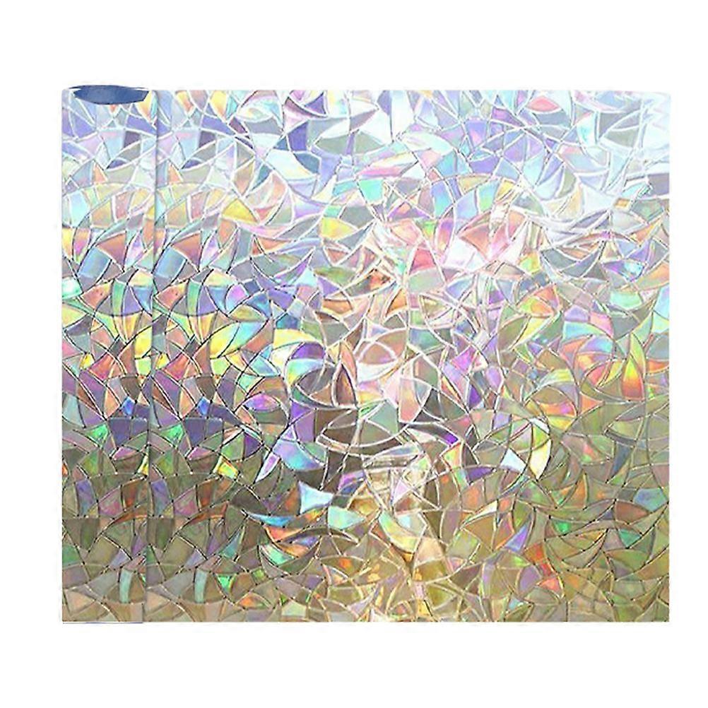 Home Privacy Window Film Living Room Fashion Style Static Window Film 200x45cm No Residue 1Pc