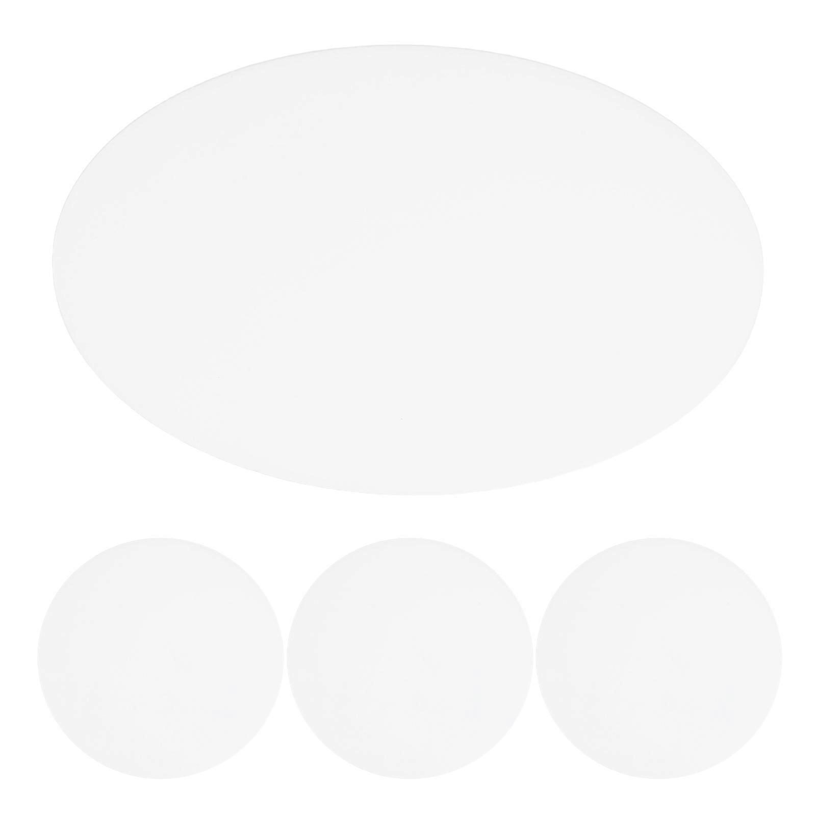 Lampshade Accessories Light Diffusion Sheet Transparent Circular Plastic Homeowners Interior Designers 4Pcs