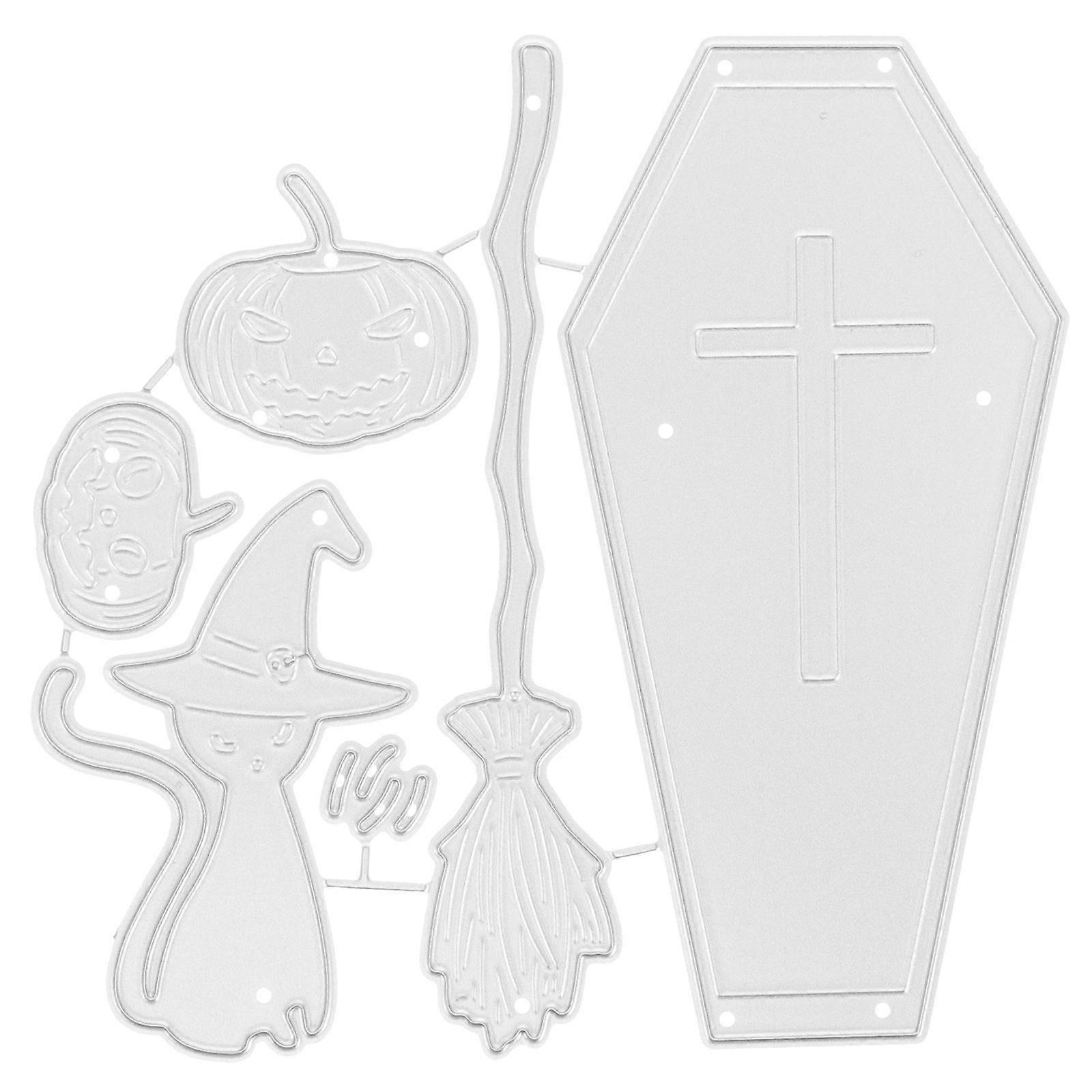 Embossing Cutting Die Tool for Halloween Crafts Durable Carbon Steel Mold for DIY Art, Scrapbooking, Card Making and Album Decoration