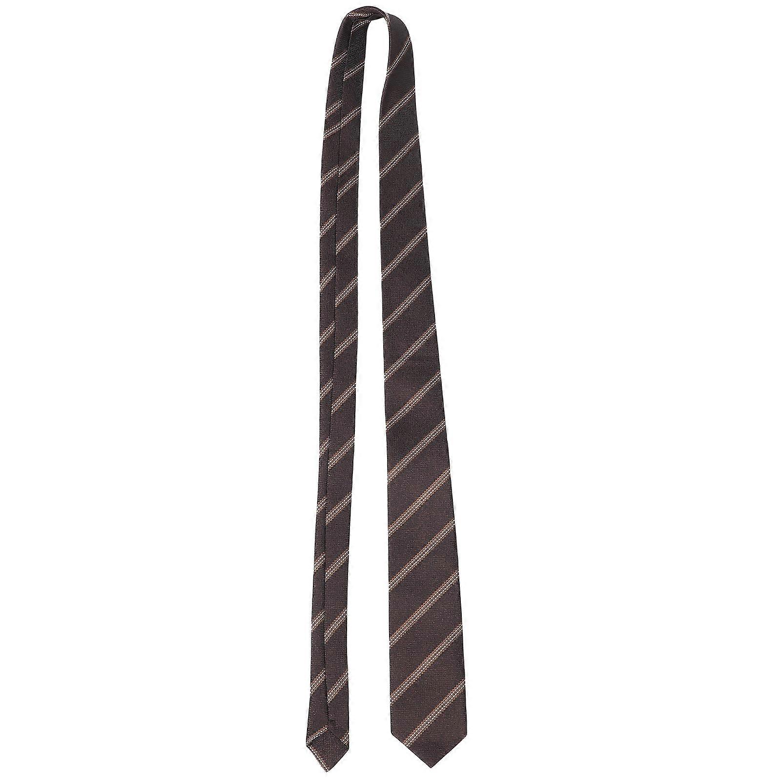 Classic Design Striped Necktie School Style Pre-Tied Accessory for Men Boys Kids Formal Occasions 1Set